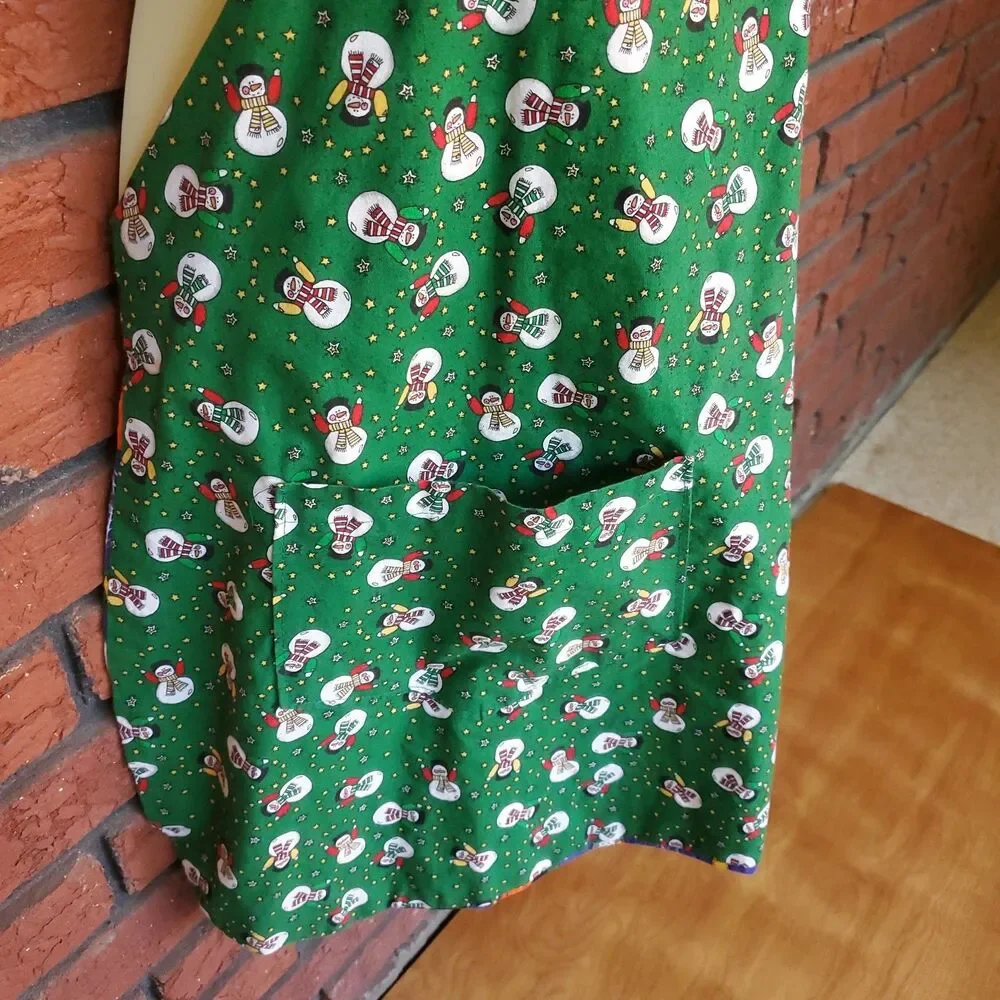 Handmade holiday apron